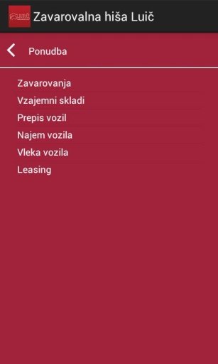 Zavarovalna hiša Luič截图2