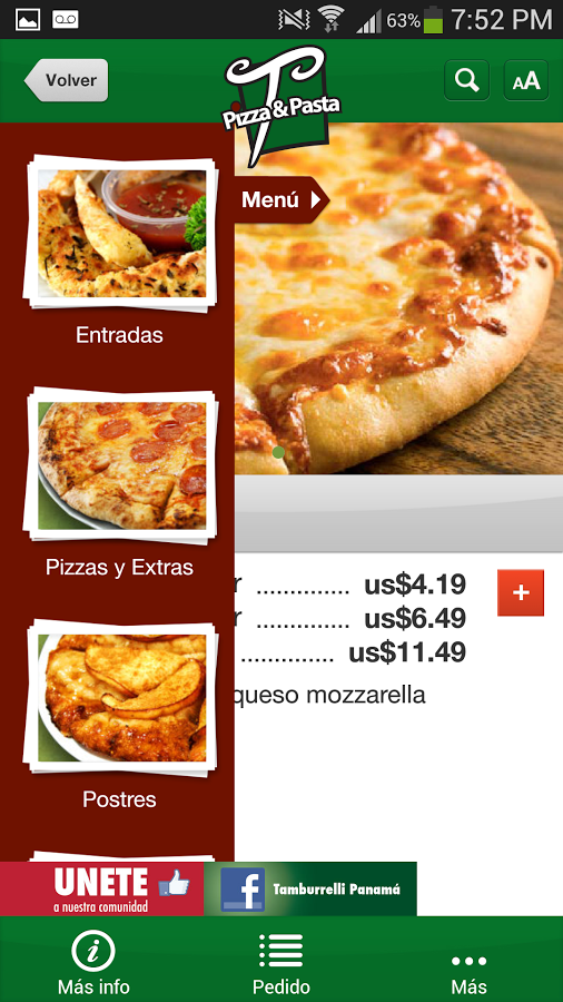 Tamburrelli Pizza & Pasta截图5