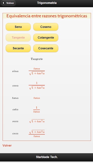 F&oacute;rmulas Matem&aacute;ticas截图2