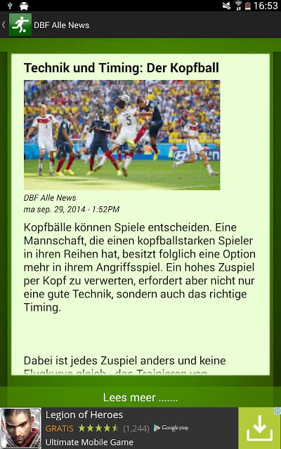 Fu&szlig;Ball News截图6