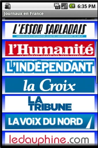 Journaux en France截图3
