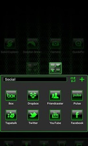 Mean Green Theme Go Launcher截图6