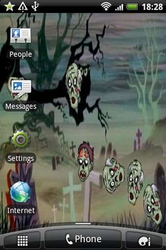 Zombie Heads Live Wallpaper截图3