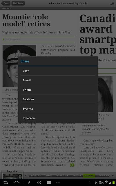 Edmonton Journal ePaper截图1