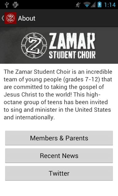 Zamar Student Choir截图3