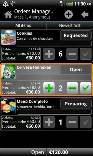 Restaurant Menu - FULL (beta)截图1