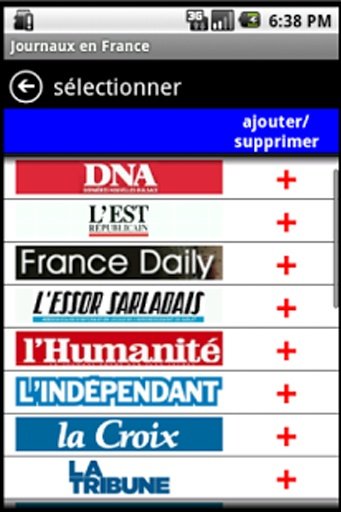 Journaux en France截图5