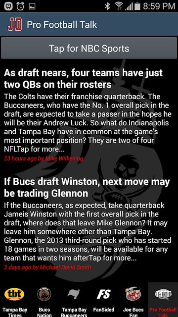 JD's Tampa Bay Buccaneers News截图4