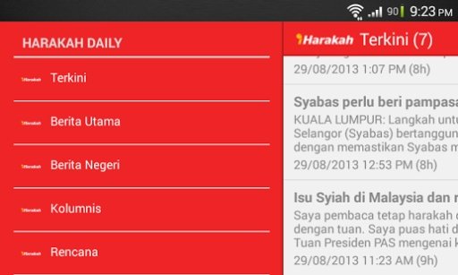 iHarakah: Harakah Daily截图1