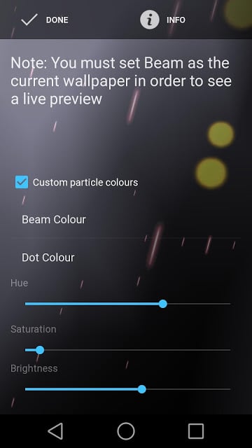 Beam Live Wallpaper截图6