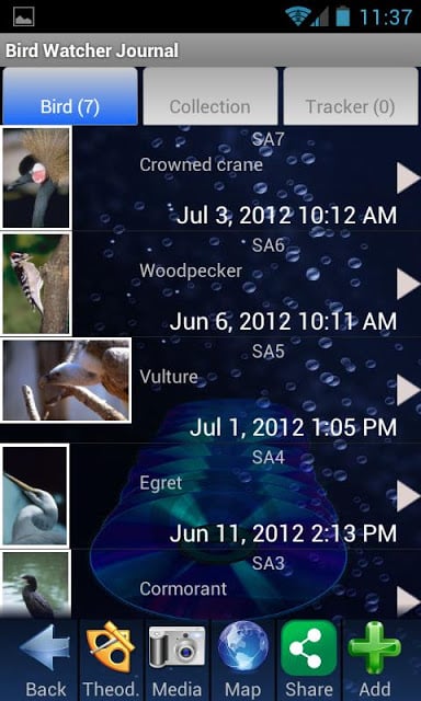 Bird Watching Journal截图7