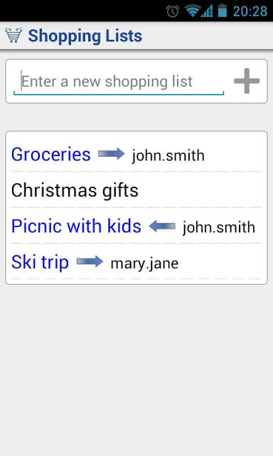 Shared Shopping List截图2