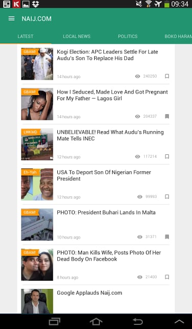 Nigeria News NAIJ.com截图9