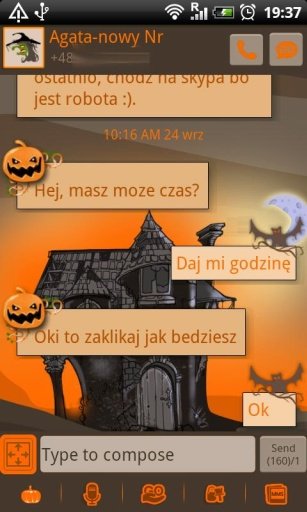 GOSMS Halloween Theme截图1