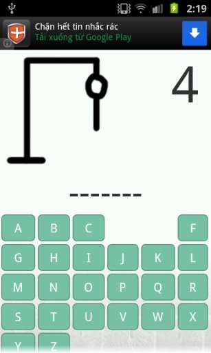 Hangman style Free game截图1