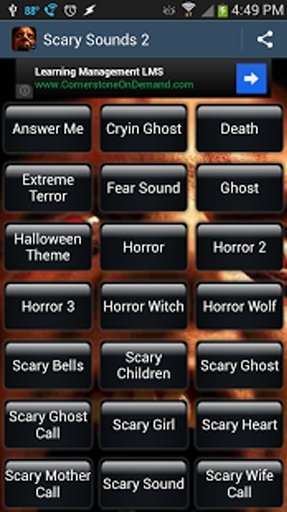 Scary Horror Ringtone Sounds 2截图1