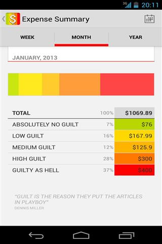 费用管理 Guilt Free - Expense Manager截图4