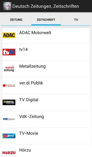 Zeitungen Zeitschriften und TV截图4