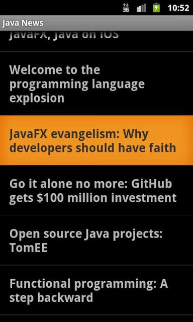 Java News截图2