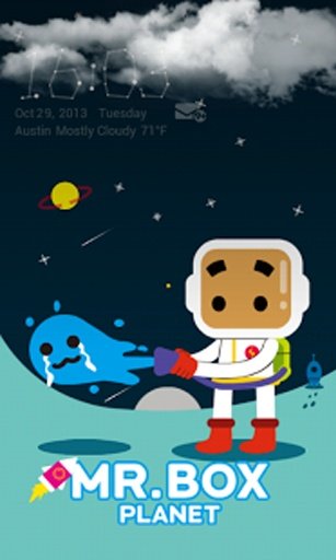 Space Travel Live Locker Theme截图3