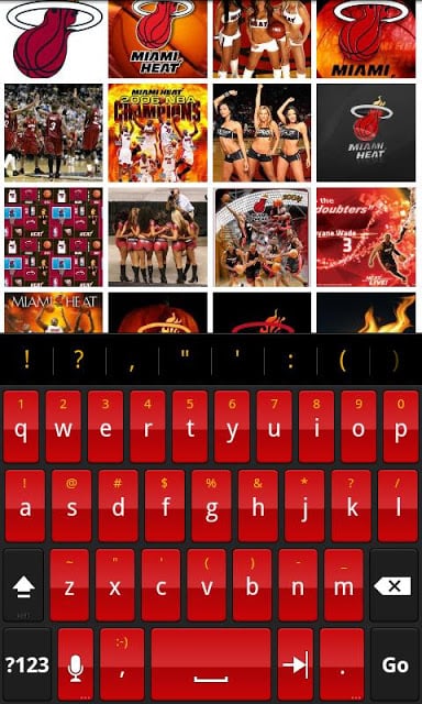 Hot Heat - HD Keyboard Theme截图3