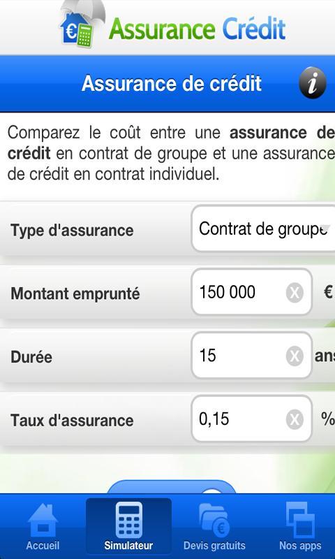 Assurance Cr&eacute;dit截图1