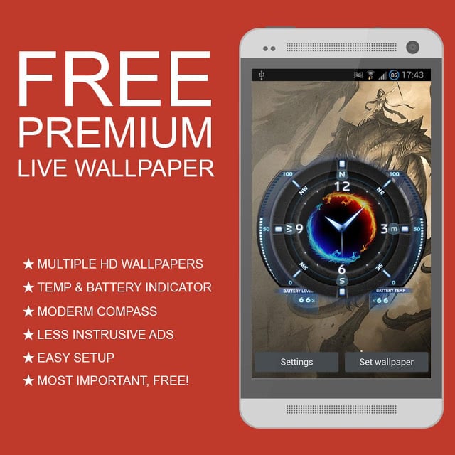 Dragon Premium Live Wallpaper截图2