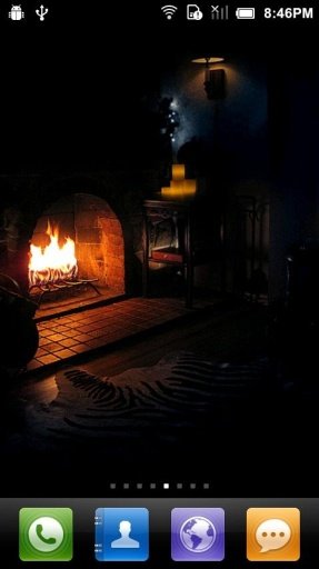 Cozy Fireplace Live Wallpaper截图2