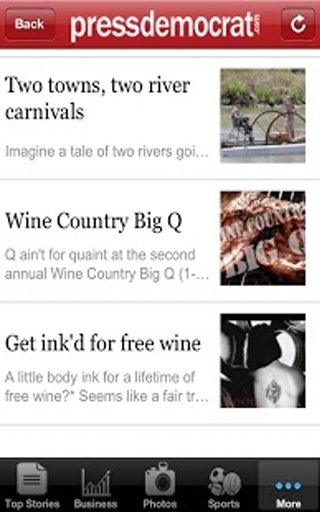 Press Democrat News Reader截图1