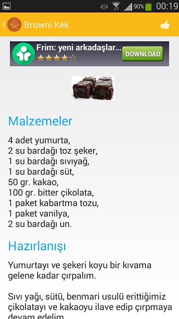 Yemek Tarifleri Internetsiz截图5