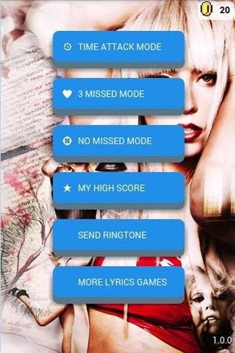 Lady Gaga Lyrics Quiz截图8