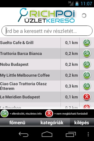 richPOI &uuml;zlet &eacute;s trafikkereső截图7