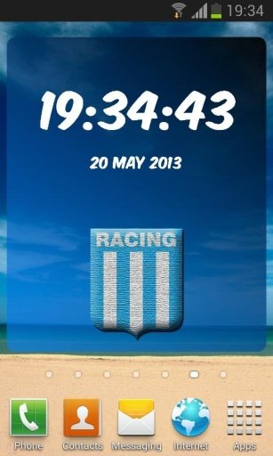 Racing Club Avellaneda Clock截图3