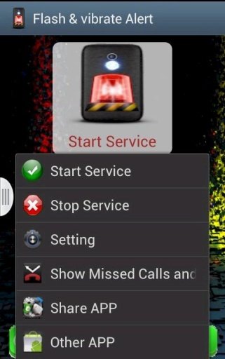 Flash &amp; vibrate Alert截图4