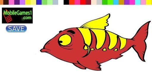 Big Fish Coloring Game截图2