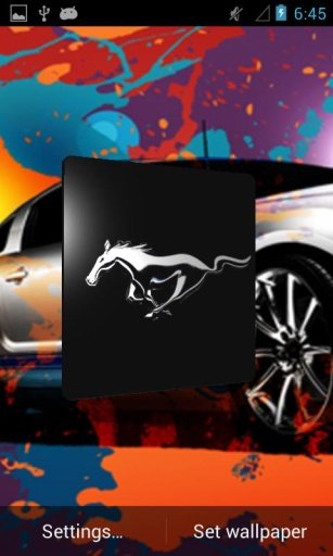 Mustang 3D Live Wallpaper截图1