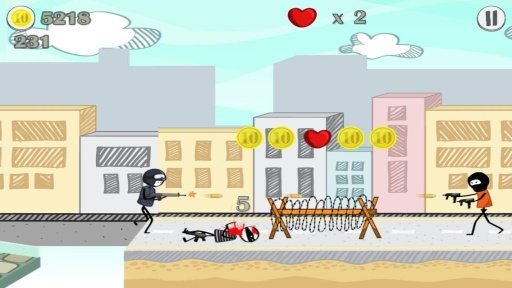 Doodle SWAT Team Sniper Games截图2