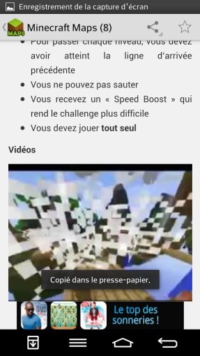 Maps Minecraft en Fran&ccedil;ais截图2