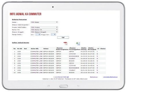 Jadwal KA Commuter Line截图1