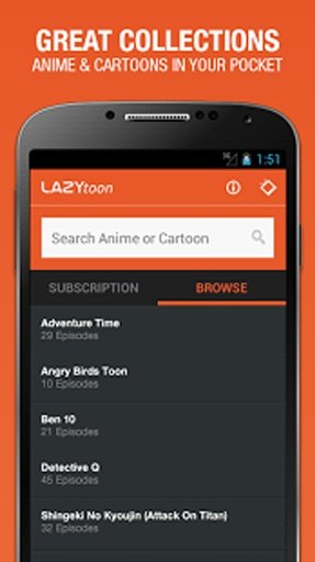 LAZYtoon -free anime &amp; cartoon截图3