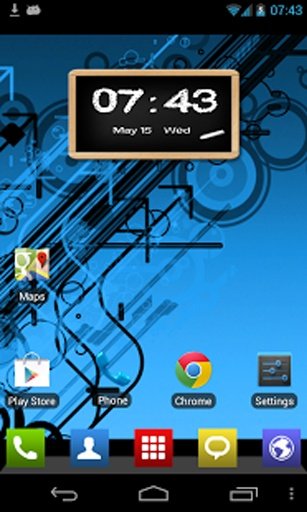 Flyer Clock Skin Blackboard截图4