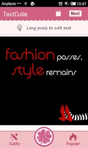 Fashion Font TextCutie截图5