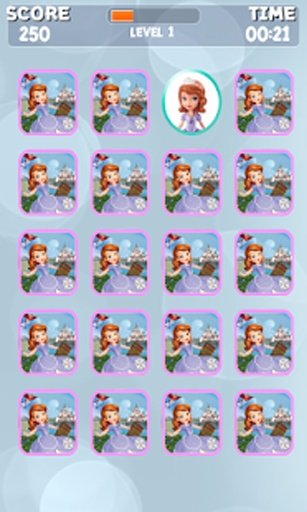 Sofia The First Memory Game截图1