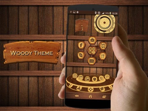 WoodyHD Next Launcher 3D Theme截图6