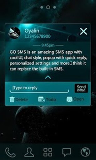 GO SMS PRO OUTER THEME EX截图9