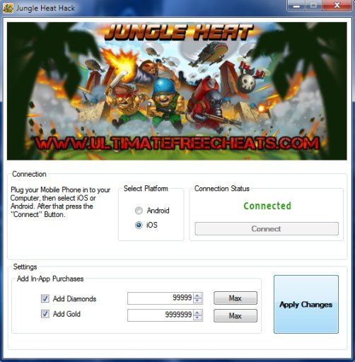 Jungle Heat Hack Tool截图5