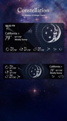 Constellation Style GO Weather EX截图1