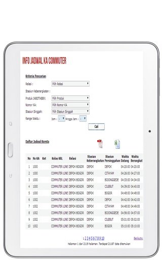 Jadwal KA Commuter Line截图2