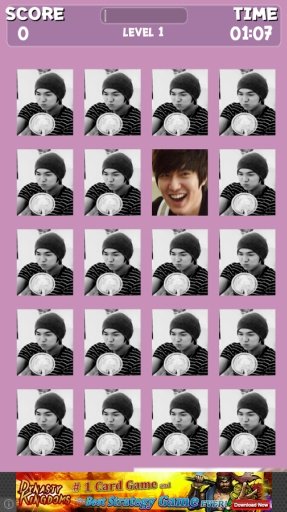 Lee Min ho Memory Games截图5