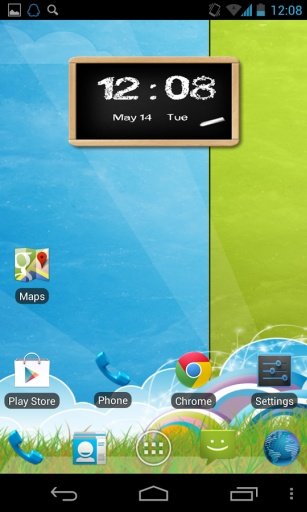 Flyer Clock Skin Blackboard截图1